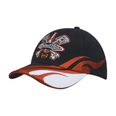 Picture of BRUSHED HEAVY COTTON with Blaze Embroidery on Peak & Side