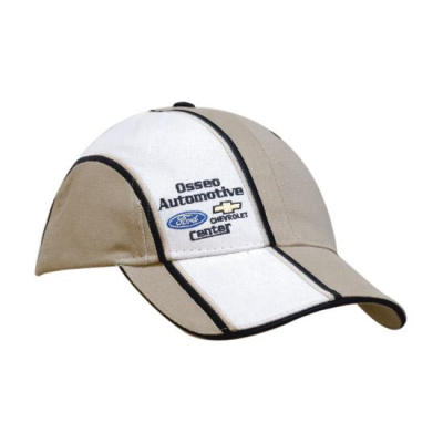 Picture of BRUSHED HEAVY COTTON with Sandwich Peak & Crown Indent & Embroidery Stripe