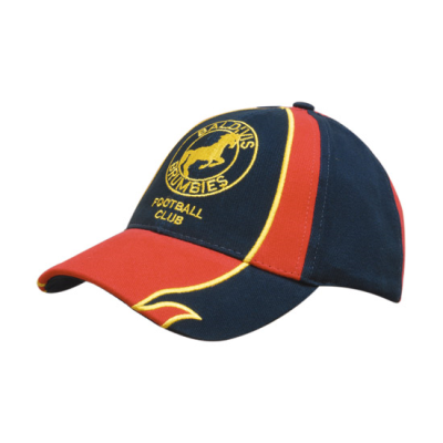 Picture of BRUSHED HEAVY COTTON with Embroidered Edged Insert to Peak & Crown