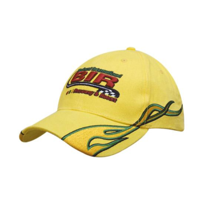 Picture of BRUSHED HEAVY COTTON with Flame Embroidery on Peak & Side