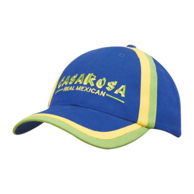 Picture of BRUSHED HEAVY COTTON with Inserted Trim to Peak & Crown