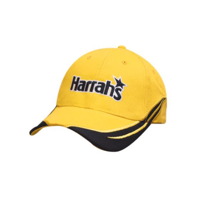 Picture of BRUSHED HEAVY COTTON with Peak & Crown Insert with Embroidered Trim