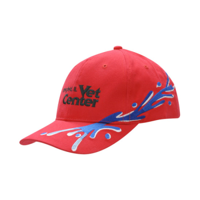 Picture of BRUSHED HEAVY COTTON with Splash Embroidery on Crown & Peak