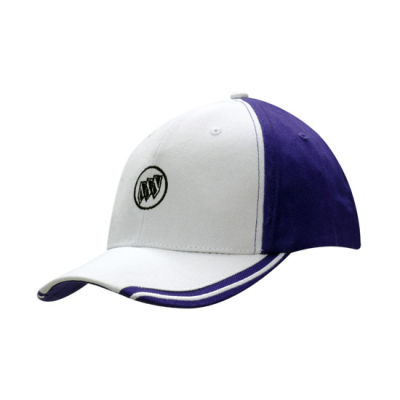 Picture of BRUSHED HEAVY COTTON with Indent & Embroidery on Peak
