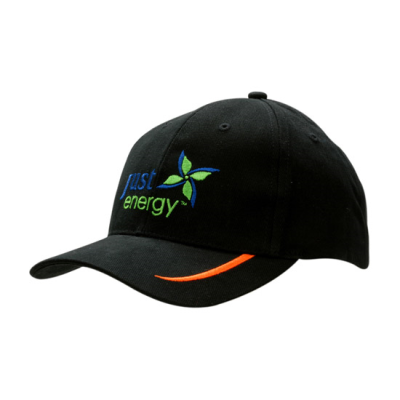 Picture of BRUSHED HEAVY COTTON with Peak Embroidered Lines