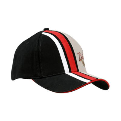 Picture of BRUSHED HEAVY COTTON with Stripe on Crown & Peak with Sandwich Trim