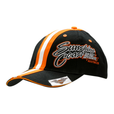 Picture of BRUSHED HEAVY COTTON with Sandwich Trim & Fabric Stripe on Crown & Peak