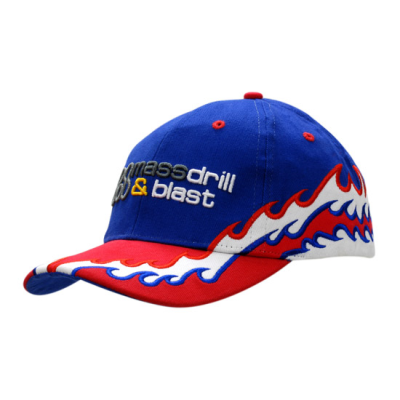 Picture of BRUSHED HEAVY COTTON with Flame Design & Embroidery on Crown & Peak