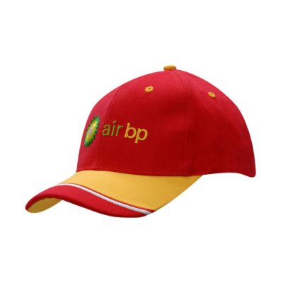 Picture of BRUSHED HEAVY COTTON with Fabric Insert & Embroidery on Peak