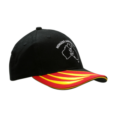 Picture of BRUSHED HEAVY COTTON with Fabric Insert & Embroidery on Peak with Sandwich Trim