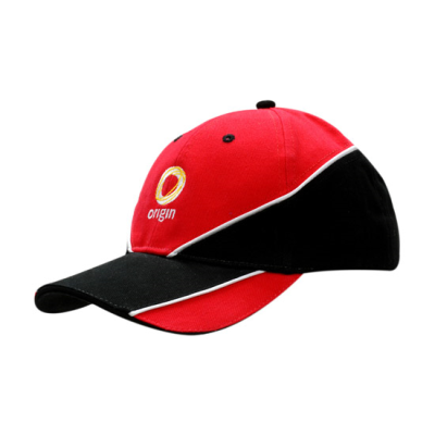 Picture of BRUSHED HEAVY COTTON with Fabric Inserts & Piping on Crown & Peak