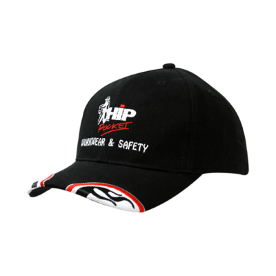 Picture of BRUSHED HEAVY COTTON with Mesh Insert & Embroidery on Peak
