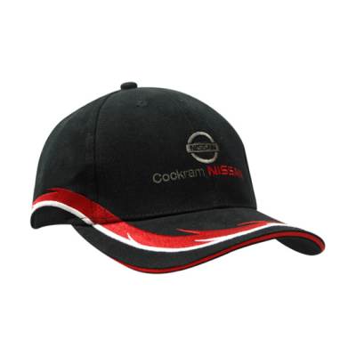 Picture of BRUSHED HEAVY COTTON CROWN & PEAK EMBROIDERY