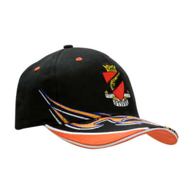 Picture of BRUSHED HEAVY COTTON with Sandwich, Peak Indent & Flame Embroidery on Crown & Peak