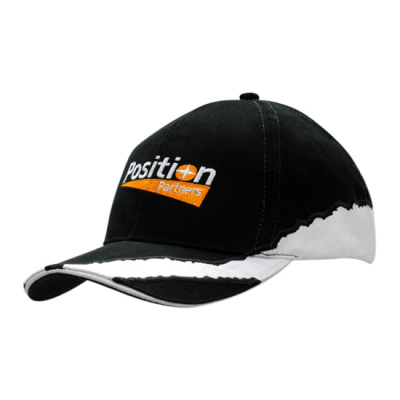 Picture of BRUSHED HEAVY COTTON with Sandwich Trim & Inserts & Embroidery on Crown & Peak