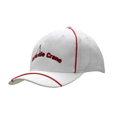 Picture of BRUSHED HEAVY COTTON with Piping on Crown & Peak