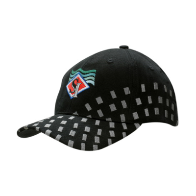 Picture of BRUSHED HEAVY COTTON with Embroidered Squares on Crown & Peak