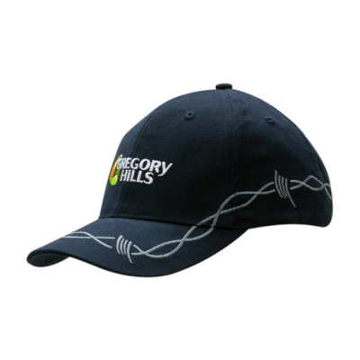 Picture of BRUSHED HEAVY COTTON with Chain Embroidery on Crown & Peak