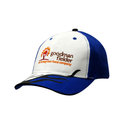 Picture of BRUSHED HEAVY COTTON with Sandwich Trim & Flame Embroidery on Crown & Peak