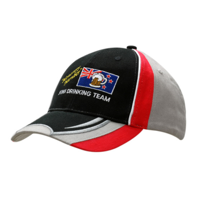 Picture of BRUSHED HEAVY COTTON with Inserts & Piping on Crown & Inserts & Embroidery on Peak