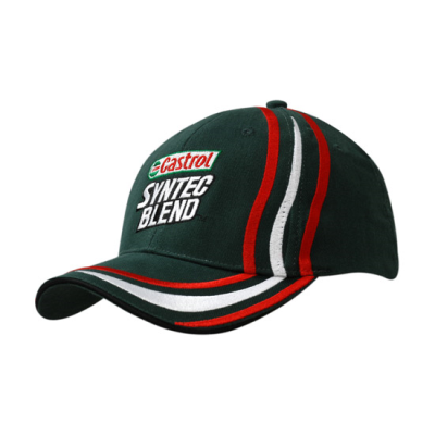 Picture of BRUSHED HEAVY COTTON with Sandwich Trim & Embroidered Lines on Crown & Peak