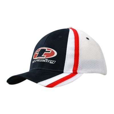 Picture of BRUSHED HEAVY COTTON with Mesh Back & Fabric & Mesh Stripe on Crown & Peak