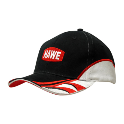 Picture of BRUSHED HEAVY COTTON with Sandwich Trim & Crown & Peak Insert & Embroidery