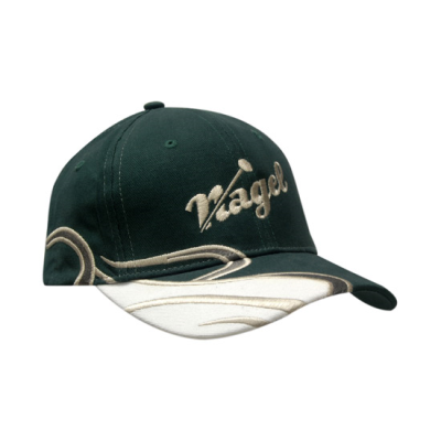 Picture of BRUSHED HEAVY COTTON with Swirl Embroidery on Crown & Peak