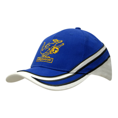 Picture of BRUSHED HEAVY COTTON with Fabric Trims & Embroidery & Piping on Crown & Peak