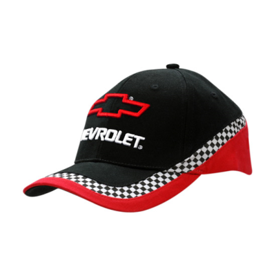 Picture of BRUSHED HEAVY COTTON TRI-COLOURED CAP with Check Print