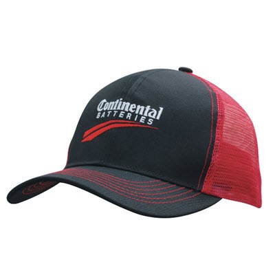 Picture of BREATHABLE POLY TWILL CAP with Mesh Back