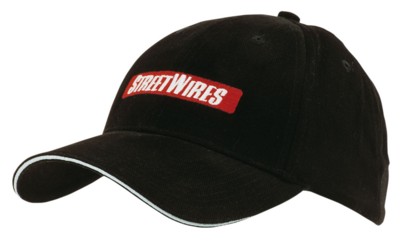 Picture of BRUSHED HEAVY COTTON with Reflective Sandwich & Strap Baseball Cap