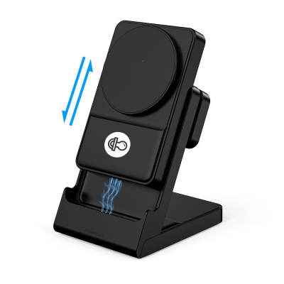 Picture of P95 €“ 5000MAH MULTIFUCTION CORDLESS CHARGER STAND in Black or White.