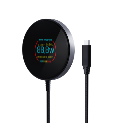 Picture of WC52 15W MAGSAFE CORDLESS CHARGER in Black.