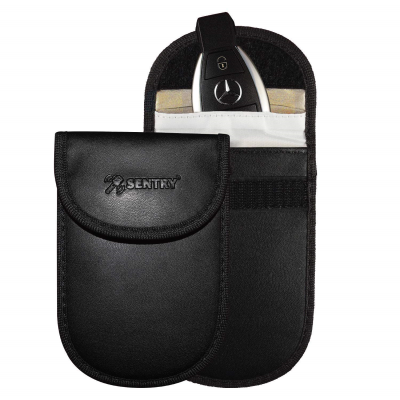 Picture of RFID CAR KEY POUCH in Black.