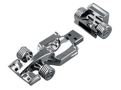 Picture of BABY F1 RACING CAR USB FLASH DRIVE MEMORY STICK in Silver
