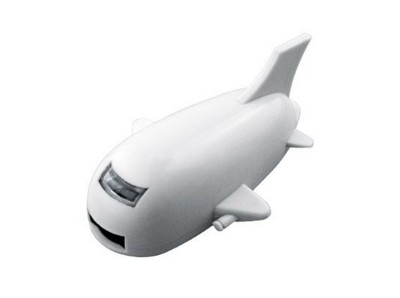 Picture of BABY AEROPLANE USB FLASH DRIVE MEMORY STICK in White
