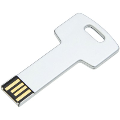 Picture of BABY KEY 3 USB MEMORY STICK in Silver.