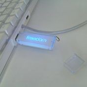 Picture of BABY NEON FLUORESCENT LIGHT UP USB FLASH DRIVE MEMORY STICK.