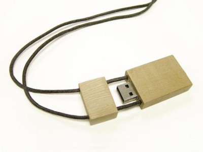 Picture of BABY WOOD USB FLASH DRIVE MEMORY STICK.