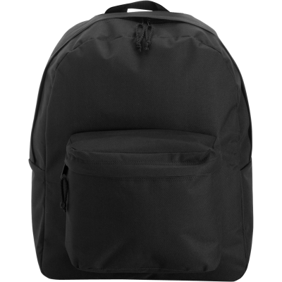 Picture of POLYESTER BACKPACK RUCKSACK in Black