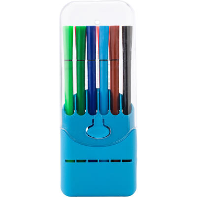 Picture of 12 WATER-BASED FELT TIP PEN in Light Blue