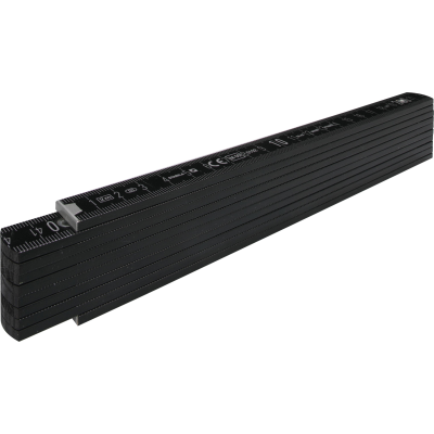 Picture of STABILA WOOD FOLDING RULER (2M) in Black