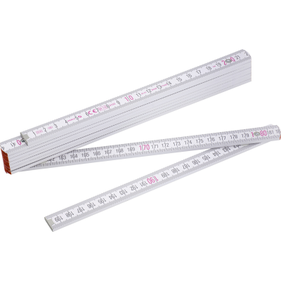 Picture of FOLDING RULER in White