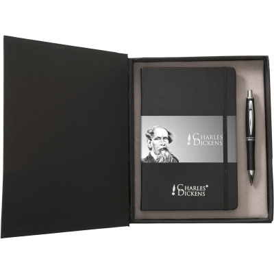 Picture of CHARLES DICKENS® WRITING SET in Black