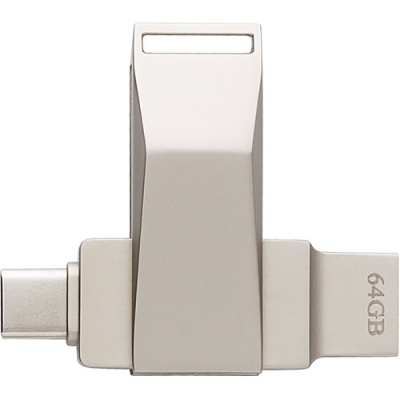 Picture of USB STICK with Metal Case in Silver.