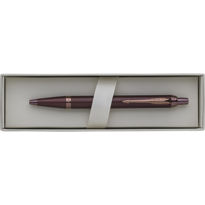 Picture of PARKER IM MONOCHROME BALL PEN in Burgundy