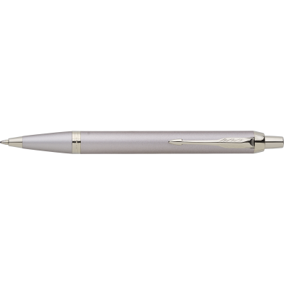 Picture of PARKER IM MONOCHROME BALL PEN in Champagne.