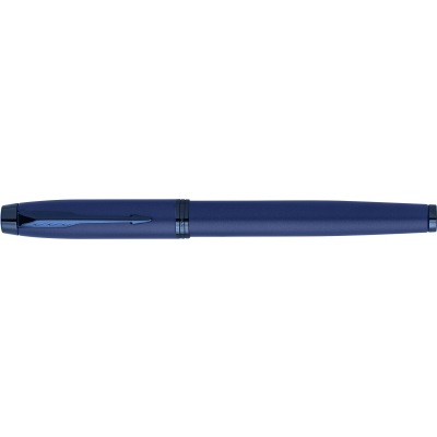 Picture of PARKER IM MONOCHROME ROLLERBALL PEN in Blue.