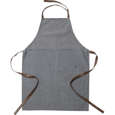 Picture of RPET APRON (EMBROIDERED) in Grey